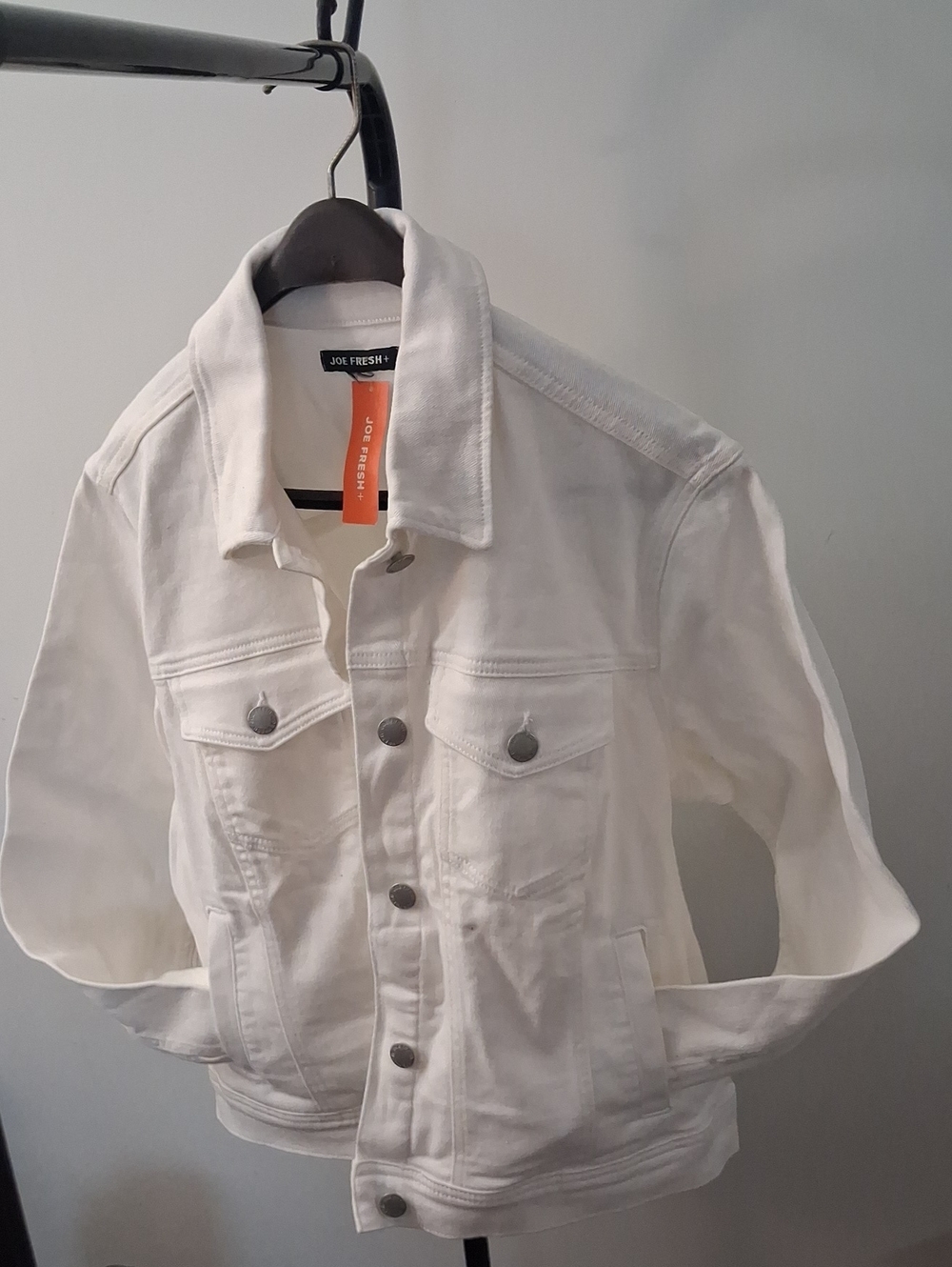 Joe Fresh Women’s White Jeans Jacket